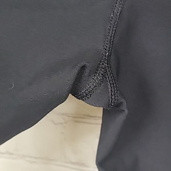 Women's Legging Capri Black & Pink Space Dye Crop Yoga Pant Workout Activewear - Picture 5 of 9